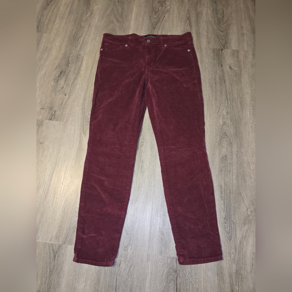 Lucky Brand | Burgundy Corduroy Pants
